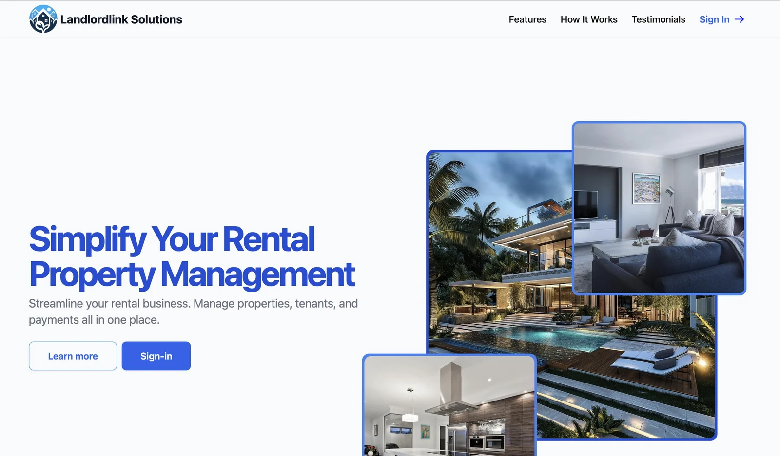 LandlordLink Dashboard
